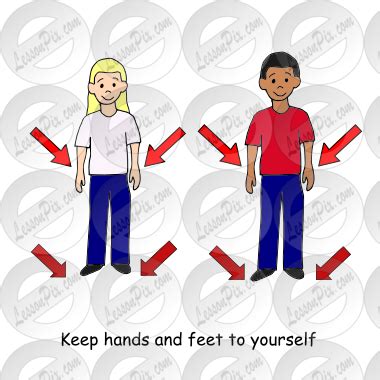 Keep Your Hands To Yourself Clip Art