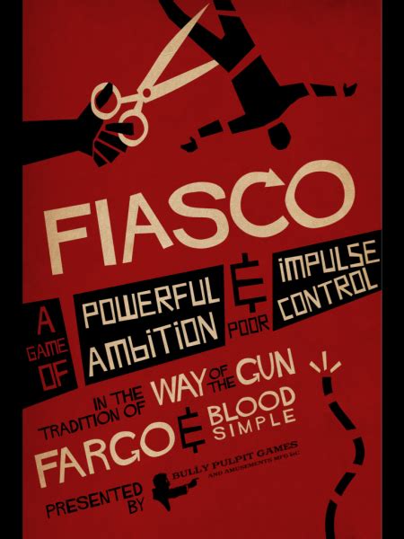 Fiasco Companion | Role Playing Game | Rules of Play