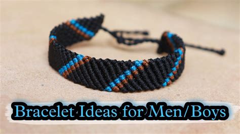 DIY Bracelet Ideas for Men / Boys | How To Make Bracelets | Thread Bracelet | Creation&you - YouTube