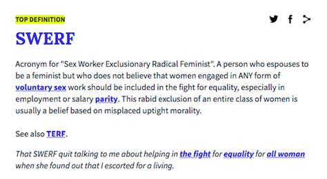 SWERF Meaning: What Do Sex Worker-Exclusionary Radical Feminists Believe?