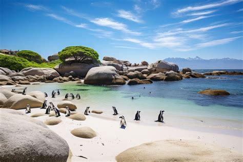 Penguin beach landscape outdoors. | Free Photo - rawpixel