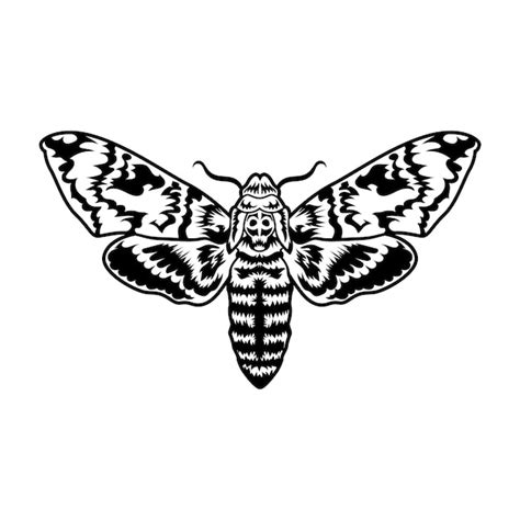 Details 76+ traditional death moth tattoo best - in.cdgdbentre