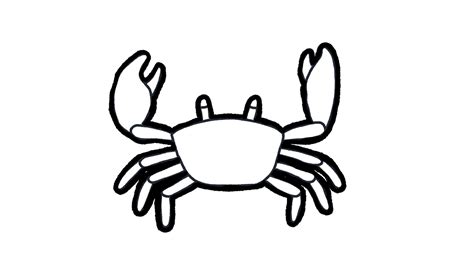 Download Crab, Outline, Drawing. Royalty-Free Stock Illustration Image - Pixabay