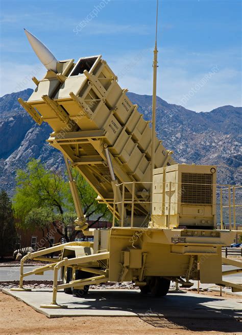 Patriot Surface to Air Missile Launcher - Stock Image - C028/0670 - Science Photo Library