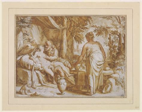 Lot and his Daughters (Genesis 19:30–5) | Goltzius, Hendrick | V&A ...