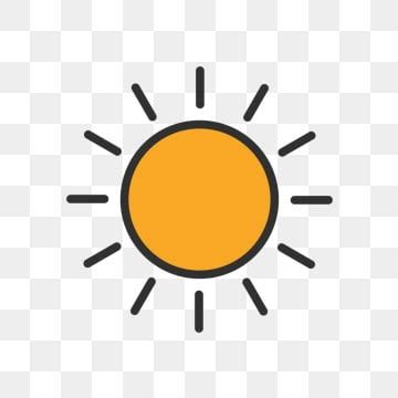 Sun Vector Illustration Icon Sunny Sun Isolated Vector, Sunny, Sun ...