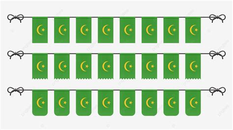 Mauritania National Flag Isolated Transparent Design, National Flag ...