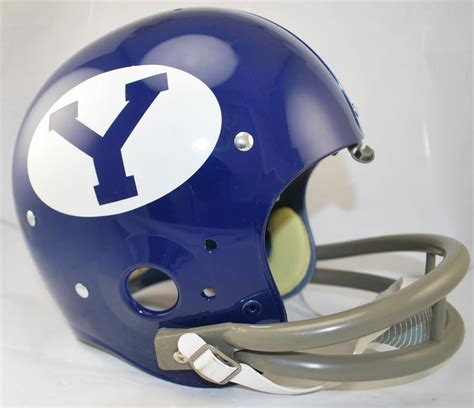 BYU Brigham Young University Full Size Throwback Football Helmet | eBay