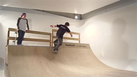 Half Pipe Single & Double - SB Skate Ramps ShawBoard - YouTube