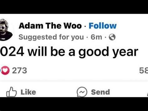 BREAKING: Adam The Woo Needs an Intervention : r/Adamthewoocriticism