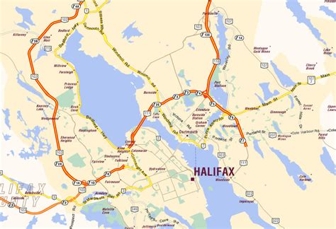 Halifax Map - Canada