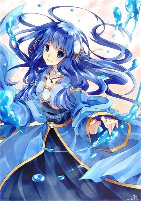 Tuyển chọn 999+ ảnh anime nữ cute màu xanh dương với chất lượng HD cao