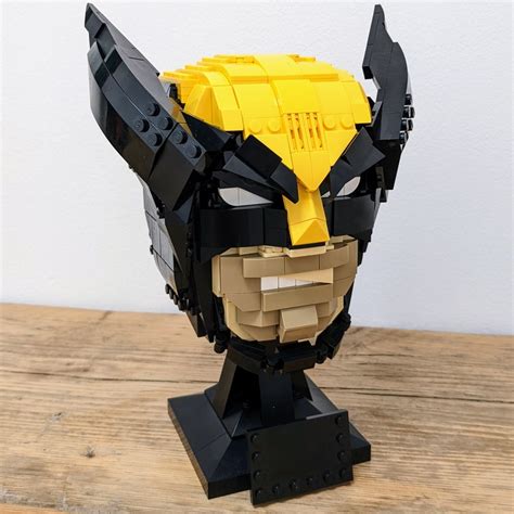 LEGO MOC Lego Wolverine Mask by glenn_tanner55 | Rebrickable - Build ...