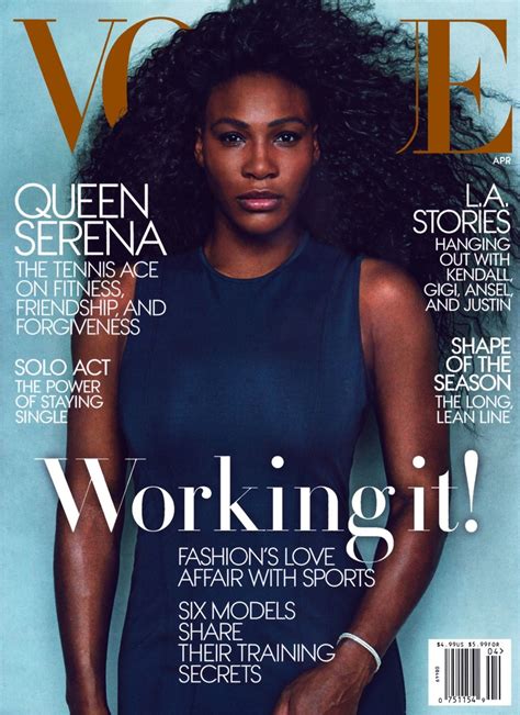 Serena Williams Stars on Vogue US April 2015 Cover