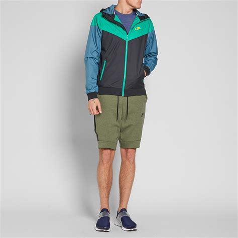 Nike Windrunner Black & Stadium Green | END. (US)