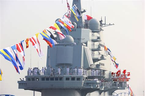 Chinese Aircraft Carrier Liaoning CV16 At Induction Ceremony | Chinese Military Review