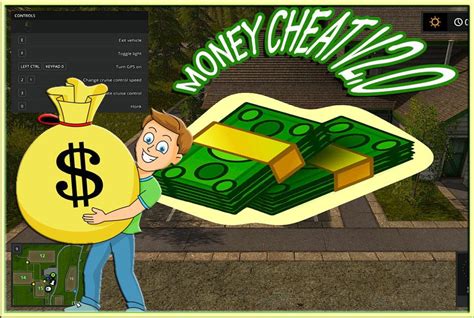 MONEY CHEAT V2.0 FS 17 - Farming Simulator 17 mod / FS 2017 mod