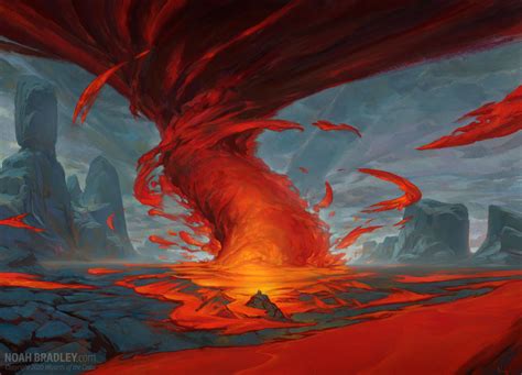 MtG Art: Unpredictable Cyclone from Ikoria Set by Noah Bradley - Art of Magic: the Gathering