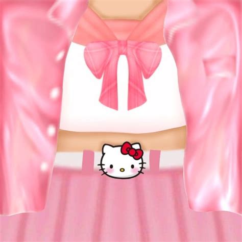 Roblox Pink Hello Kitty Tshirt