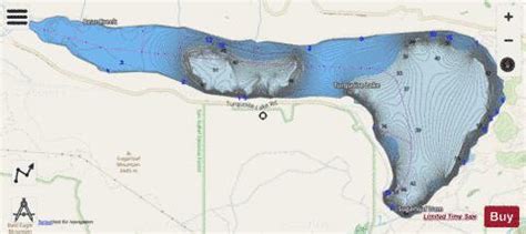 Turquoise Lake Fishing Map | Nautical Charts App