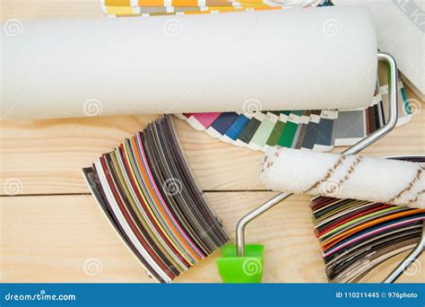 A Set of Tools for Painting a House Stock Image - Image of emulsion ...