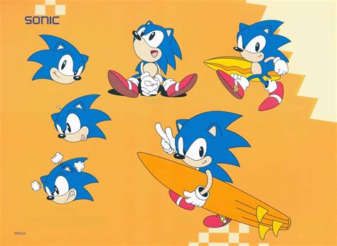 an image of sonic the hedgehog cartoon characters