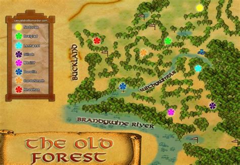 Lotro Old Forest Map - Oakland County Michigan Map