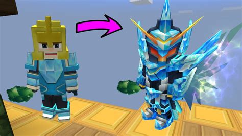 TRANSFORM DIAMOND ARMOR SKIN in BedWars Blockman Go - YouTube