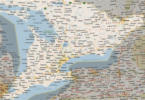 Ontario Map (South) - Listings Canada