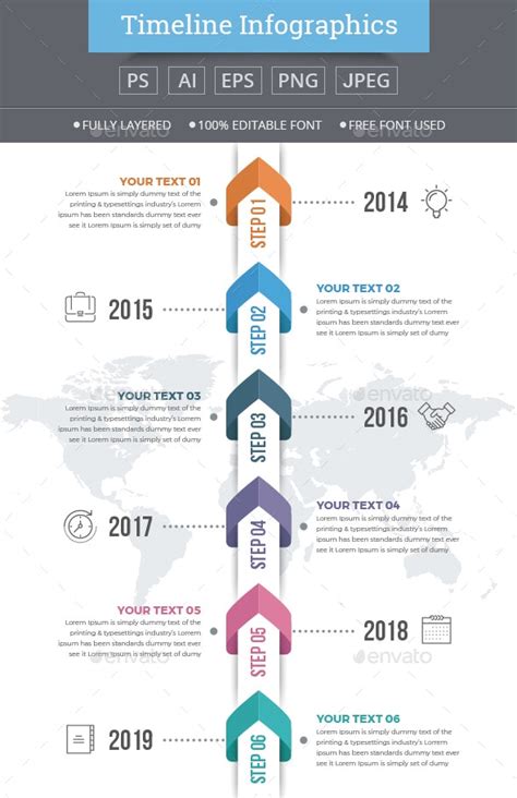 Vertical Timeline Infographics by Design_Sky | GraphicRiver