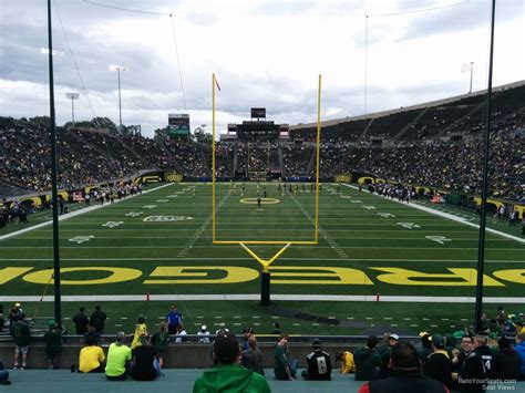 Autzen Stadium Section 1 - Oregon Football - RateYourSeats.com