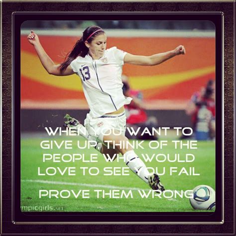 Alex Morgan pic and quote | Soccer quotes, Inspirational soccer quotes ...