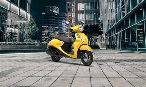 2021 Yamaha Fascino 125 Fi Hybrid With Bluetooth Unveiled In India ...