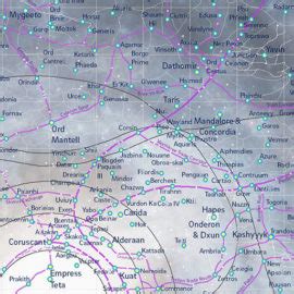 Star Wars Universe Map - Wales On A Map