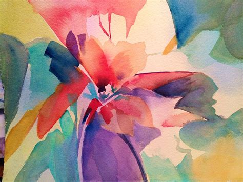 Abstract Joy Painting by J Worthington Watercolors - Fine Art America