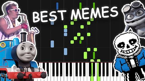 Best MEME Songs on Piano! Chords - Chordify