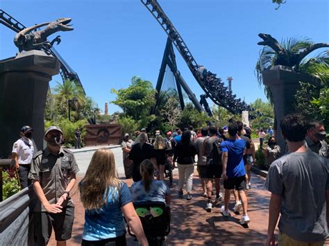 Jurassic World VelociCoaster's soft-openings BEGIN