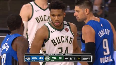 Bucks vs Magic - 1st Half - Game 2 | NBA Playoffs - YouTube