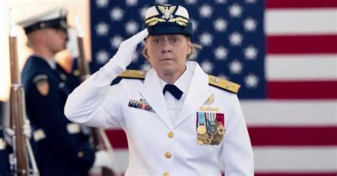 Admiral Linda Fagan becomes first woman to lead U.S. armed forces branch