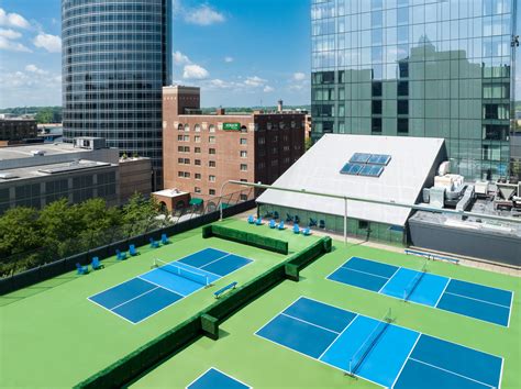 Video: Midwest isn’t immune to pickleball craze: Just check out the rooftop courts at the Amway ...