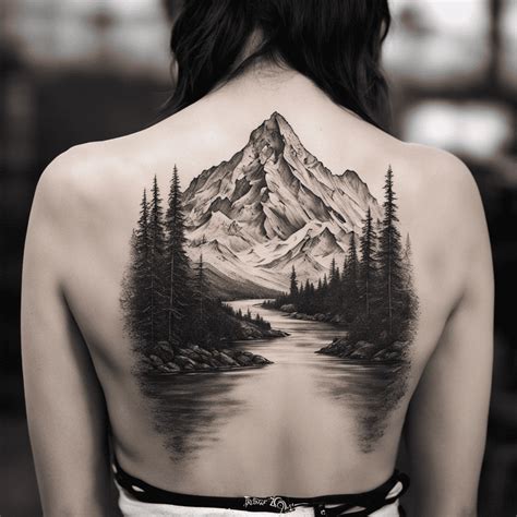 82 Mountain Tattoo Ideas Created with AI | artAistry – artAIstry