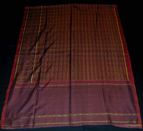 Cambodian Silk Ikat(Sampot Hol). Circa 1900. 230 x 86 cms. Great condition. | rugrabbit.com