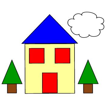 Preschool House Template