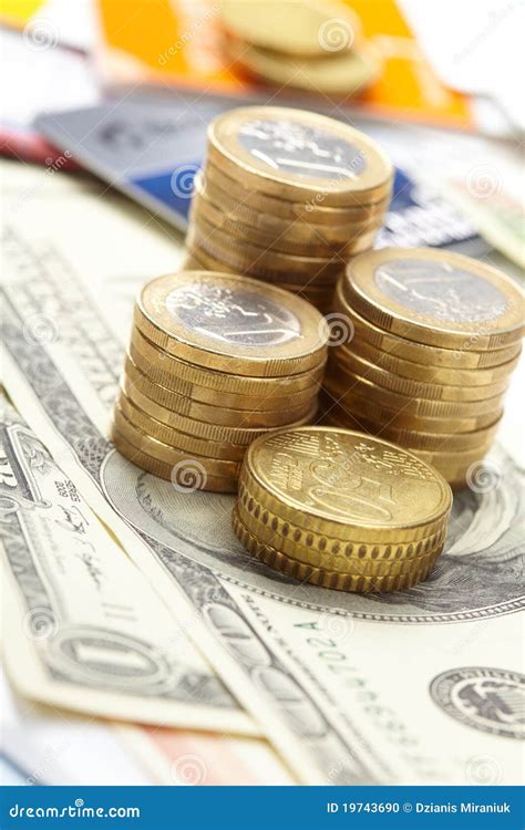 Money on the table stock photo. Image of commerce, debt - 19743690