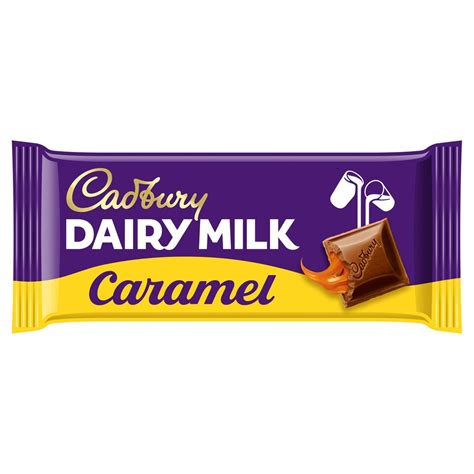 Cadbury Dairy Milk Caramel Chocolate Bar 120g - Tesco Groceries