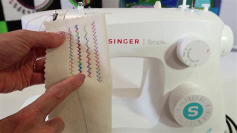 Singer Simple 3337 26 Decorative Stitches - YouTube