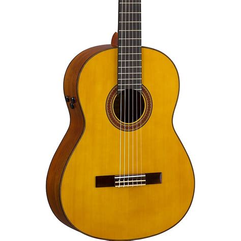 Yamaha CG-TA TransAcoustic Nylon-String Acoustic-Electric Guitar Gloss Natural - Walmart.com ...