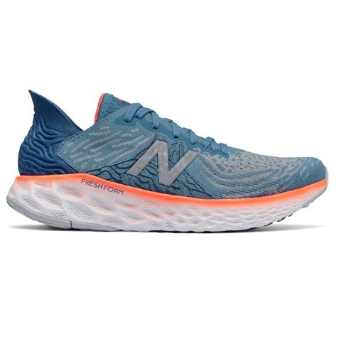 1080 v10 Mens 4E Width (EXTRA WIDE) High Cushioning Road Running Shoes Light Blue/Dynamite ...