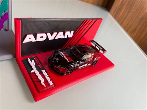 Mini GT Advan HKS Toyota GR Supra Display Base by GigaPenguin | Download free STL model ...