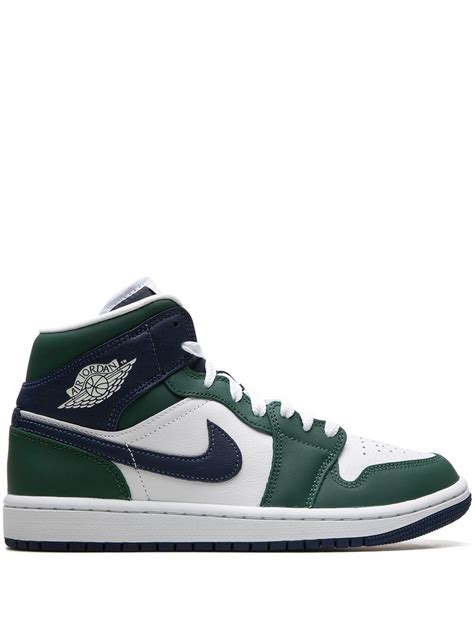 Jordan Air Jordan 1 Mid SE "Noble Green" Sneakers | Green | FARFETCH TR